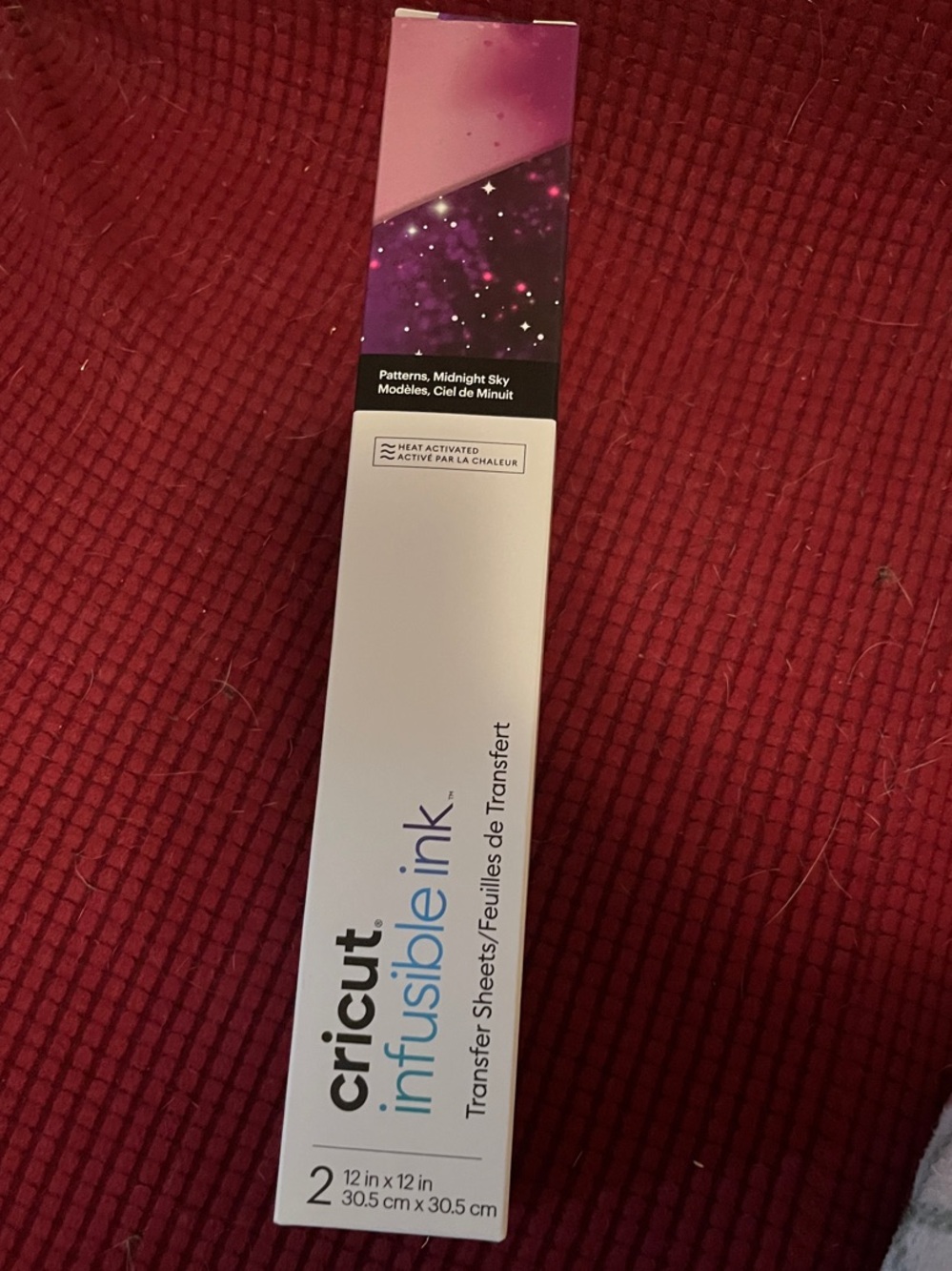 Cricut Infusible Ink Transfer Sheets - Purple Midnight Sky Pattern